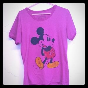 Disney Store Hot pink Mickey Tee XL
